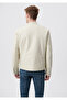 High Collar Beige Jacket Slim Fit / Narrow Cut 0110206-70134 - 3