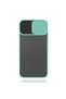 Apple iPhone 12 Mini - Case Slide Sliding Back Frosted Lens Cover