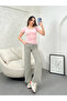 WOMEN'S PINK GRASS STITCHED SHORT SLEEVE FULL LICRA BODY - 4