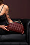 Claret Red Quilted Clutch Portfolio Bag