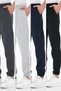 Multi-Colored 4-Piece Men's Sweatpants with Labeled Back and Side Pockets Regular Fit Rubber Leg