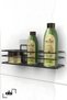 Bathroom Shelf with Adhesive Hooks Bathroom Shampoo Rack Shower Cabin Shower Hanger Soap Dish Set of 3 - 3