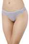 3 Pieces Super Eco Set Lycra Women's Slip Panties Gray - 2