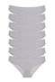 7pcs set Stretch Fabric women slip panties gray
