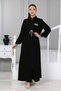 Girl's Hijab Black Sports Ferace Cilbab Ferace - 2
