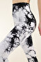 Seamless Push-up Recovery Tie-Dye Pattern Sports Leggings - 3