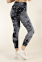 Seamless Push-up Recovery Tie-Dye Pattern Sports Leggings - 2