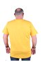 Men's Large Size Crew Neck T-Shirt The Bronx 23174 YELLOW - 3