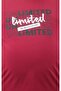 Men's Large Size Crew Neck T-Shirt Unlimited 23177 Claret Red - 4