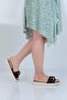 5540 Black Daily Women's Flat Slippers