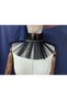 Jolie Stone Detailed Tulle Neck Collar Black - 7