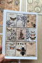 36 Pieces 4 Pieces Scrapbook Sticker Set Bullet Journal Sticker Vintage Square Sticker - 5