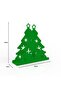 Pine Tree Themed Green Metal Napkin Holder New Year Christmas - 7