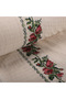Kanaviçeli Monika Fabric-Curtain-Background-Automatic Curtain Fabric-Runner 100X210 cm Fuchsia - 3