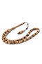 Large Size Capsule Cut Walnut Tree Rosary with Master Work System - 3