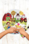 Farm Themed Giant Wooden Puzzle 42cm 25 Pieces Children's Kindergarten and Nurseries