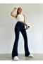 Women's Midnight Blue High Waist Flare Jeans