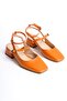 Women's Heeled Shoes Open Back Square Toe Short Block with Helmet - 2