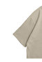 Women Men Beige Basic Oversize Plain Crew Neck Short Sleeve T-Shirt - 5