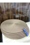 6 Pieces Wicker Jute Charger / American Service Runner Charger Dowry Set Mesh Under Plate