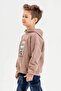 Hooded Cotton 3 Thread Boy Sweatshirt - 4