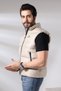 TALS FASHION CREAM COLOR MEN'S SPORTS VEST - 5