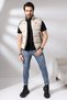 TALS FASHION CREAM COLOR MEN'S SPORTS VEST