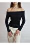 Women's Black Madonna Carmen Collar Camisole Fabric Blouse YY101094 - 2