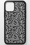 Black Minimalist Modern Unbreakable (Tempered) Glass Hard Plastic iPhone 13 Pro Max Phone Case