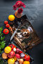 Cute Cook Dog Glass Cutting Board Chopping Board Dowry Gift 35x25 cm - 2