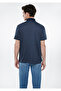 Navy Blue Polo T-Shirt Regular Fit / Normal Cut 0611534-70497 - 3