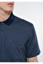 Navy Blue Polo T-Shirt Regular Fit / Normal Cut 0611534-70497 - 4