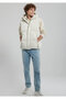 Hooded Beige Inflatable Vest Regular Fit / Regular Fit0110306-70134