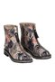 Zipper Accent Colorful Women's Boots