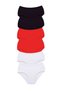 6 Pieces Women's High Waist Bato Thick Rubber Panties S13