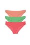 3 Pieces Super Eco Set Lycra Women's Slip Panties 543