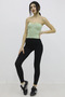 Green Knitwear Bustier - Lycra - P-019895 - 2
