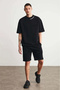 Conspiracy Printed Oversize Top and Bottom T-Shirt Shorts Set - 2