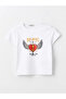 XSIDE Crew Neck Printed Short Sleeve Crop Women's T-Shirt - 4