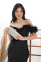 Women's Silver Silvery Evening Dress Bag - 4