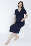 Maternity and Maternity Nightgown Set with Lace Detail and Dressing Gown - 4359 - 5