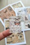 36 Pieces 4 Pieces Scrapbook Sticker Set Bullet Journal Sticker Vintage Square Sticker - 2