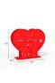I Love My Kitchen" Themed Metal Napkin Holder Red Heart Shaped - 4