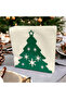 Pine Tree Themed Green Metal Napkin Holder New Year Christmas - 2