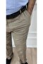 Men's Plus Size Relaxed Cut Linen Trousers - 3