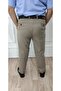 Men's Plus Size Relaxed Cut Linen Trousers - 5