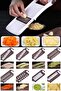 قطاعة وخلاط خضروات وبطاطس عملية Original Grater، طقم مبشرة وتقطيع مكوّن من 13 قطعة مع حاوية - 2