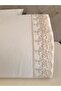 Lina Cappuccino French Laced Cream 2-Piece Pillowcase 50&70 - 2