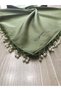 Khaki Hand Embroidered Pearl Beaded Nanny Embroidered Writings - 2