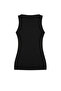 Siyah Toparlayıcı 2 Katlı İçi Pedli Spor Sütyenli Kare Yaka Örme Spor Üst/Bluz THMSS24BZ00002 - 9